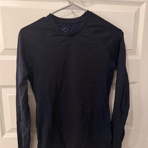 FIGS long sleeve underscrub shirt in navy